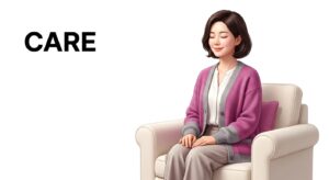 회복 후 편안한 표정의 동양인 여성 모델